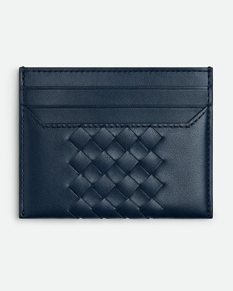 Bottega Veneta Intrecciato Piccolo Kartenetui-Blau - Herren Blau
