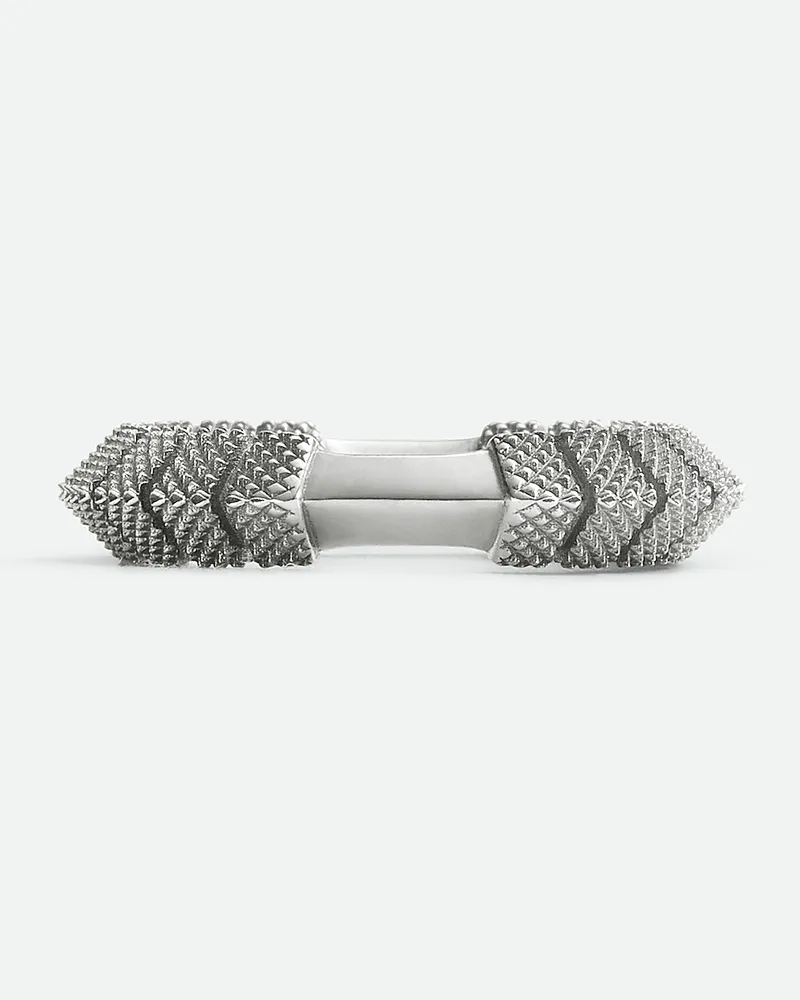 Bottega Veneta Pen Ring Silver