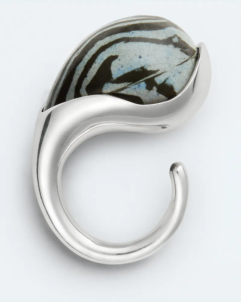 Bottega Veneta Drop Ring-Schwarz - Damen Schwarz