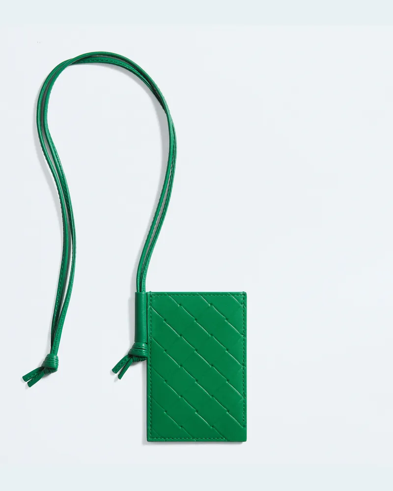 Bottega Veneta Intrecciato Stamp Ausweisetui - Grün - Herren Grün