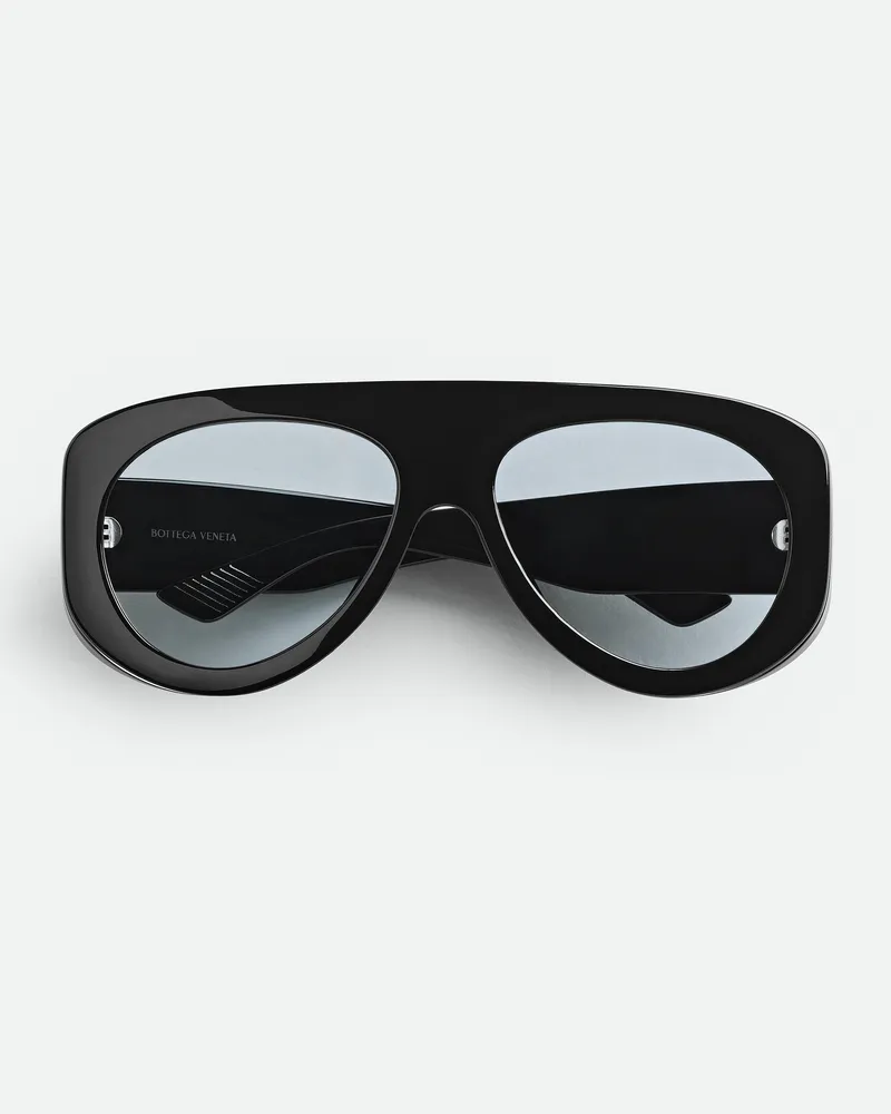 Bottega Veneta Osservatorio Aviator Sonnenbrille Black