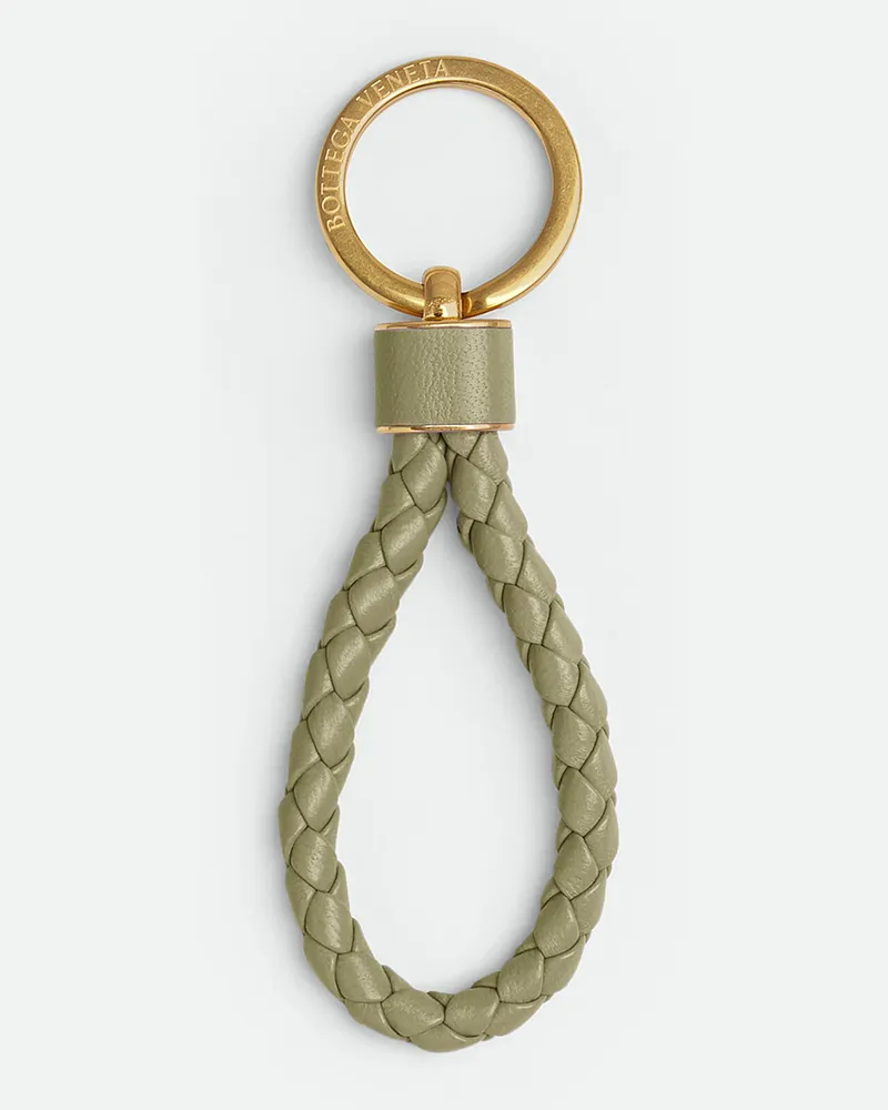 Bottega Veneta Intreccio Key Ring - Grün - Damen - Lammleder Grün