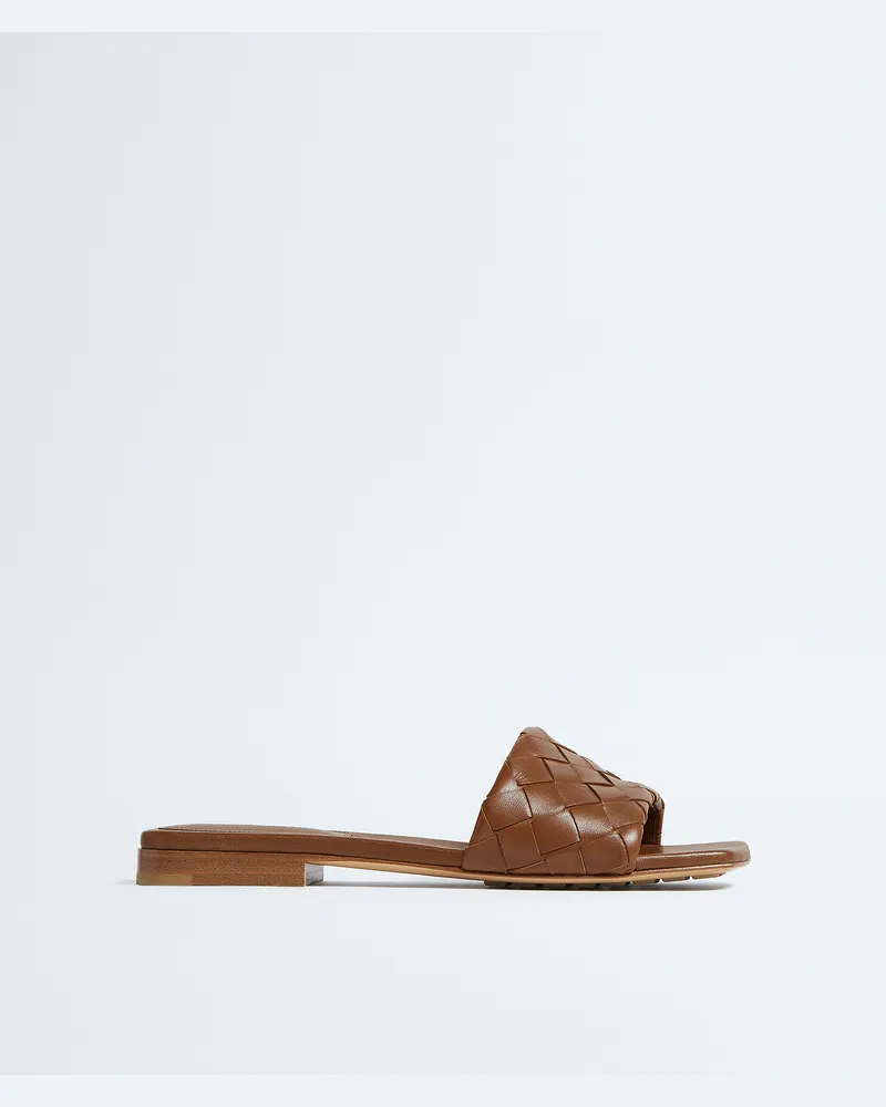 Bottega Veneta Flache Parco Mules-Braun - Damen Braun