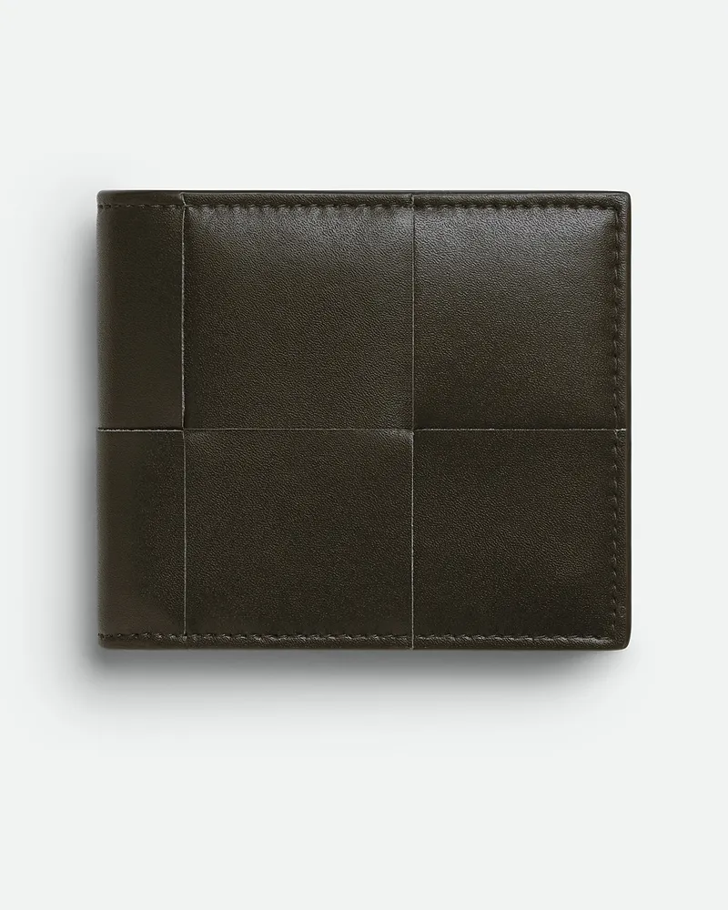 Bottega Veneta Cassette Bifold Portemonnaie Kaki