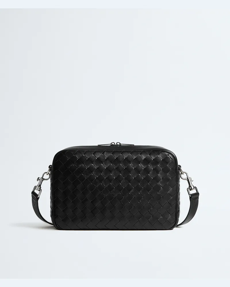 Bottega Veneta Intrecciato Camera Bag - Schwarz - Herren - 100 % Kalbsleder Schwarz