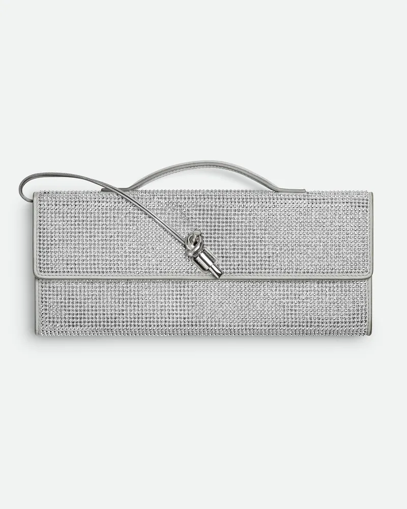 Bottega Veneta Andiamo Clutch White