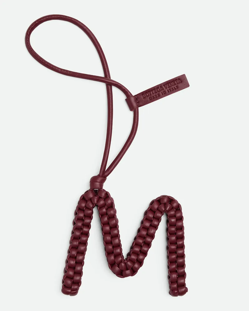 Bottega Veneta Buchstabe M-charm - Bordeaux - Herren Bordeaux