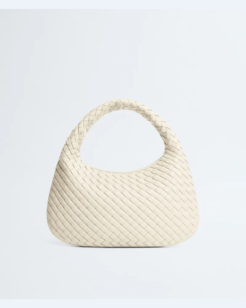 Bottega Veneta Kleine Veneta - Weiss - Damen - 100% Lammleder Weiss