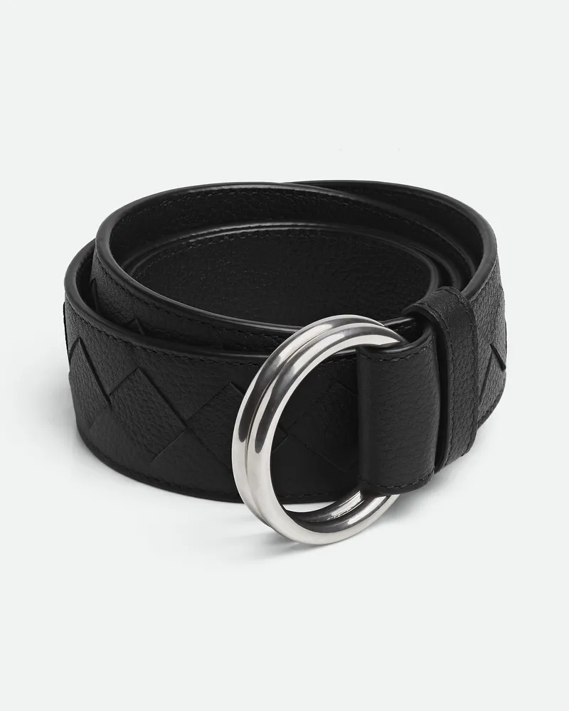 Bottega Veneta Gürtel Mit D-ring - Schwarz - Herren Schwarz