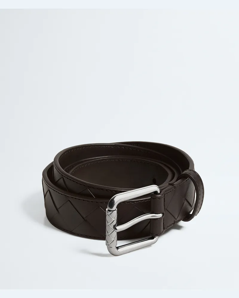 Bottega Veneta Intrecciato Gürtel-Braun - Herren Braun