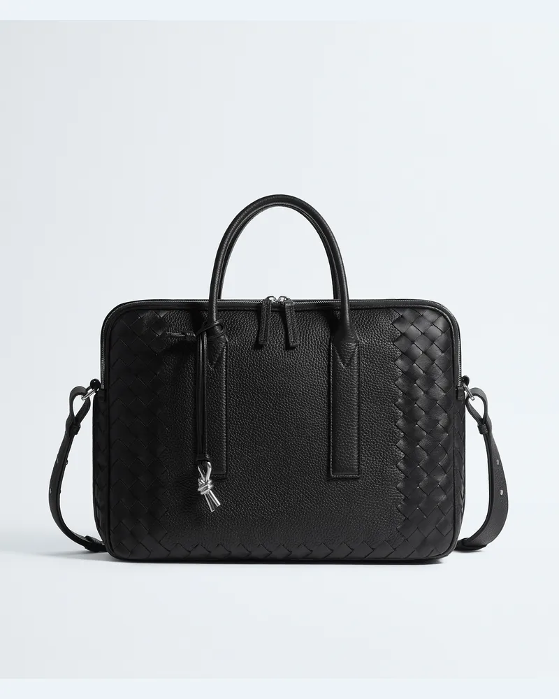 Bottega Veneta Getaway Aktentasche-Schwarz - Herren Schwarz