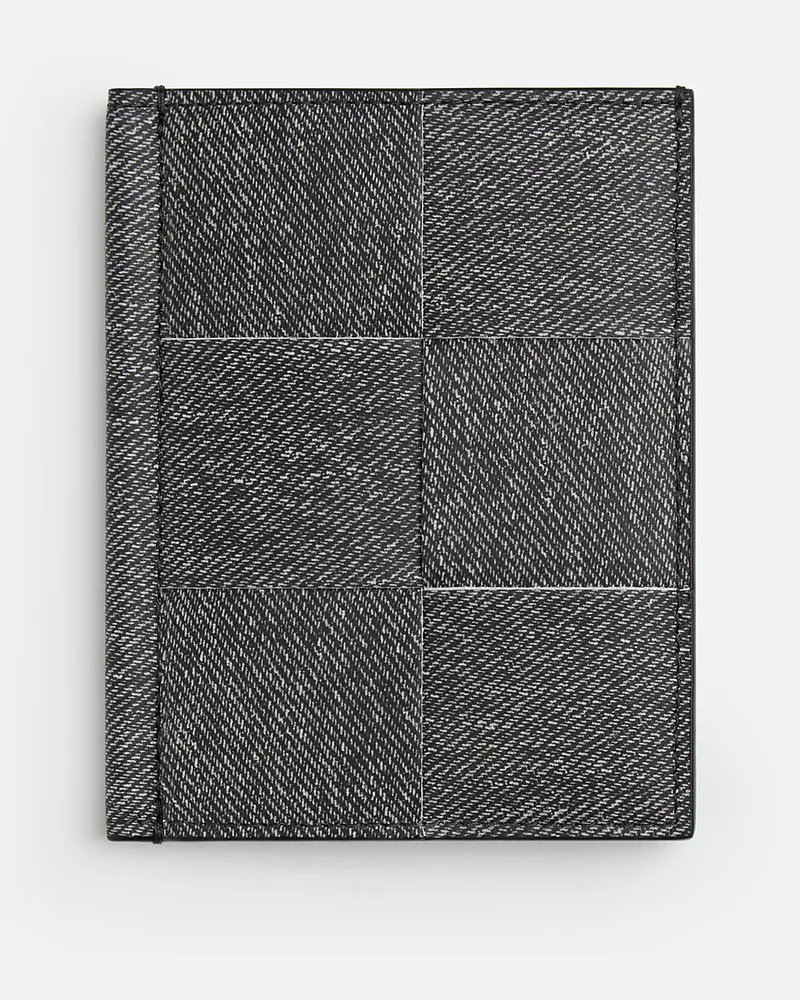 Bottega Veneta Schmales Cassette Kartenetui Mit Klappe - Grau - Herren Grau