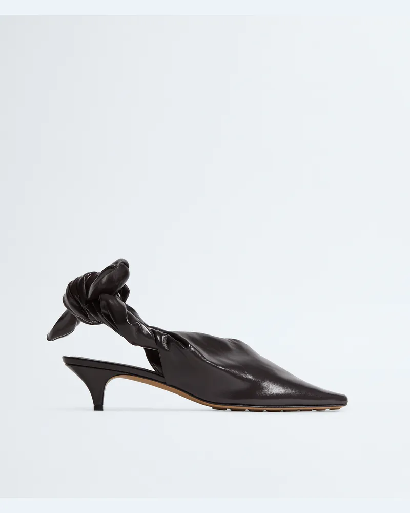 Bottega Veneta Vesta Slingback-pumps - Braun - Damen 100 % Kalbsleder Braun