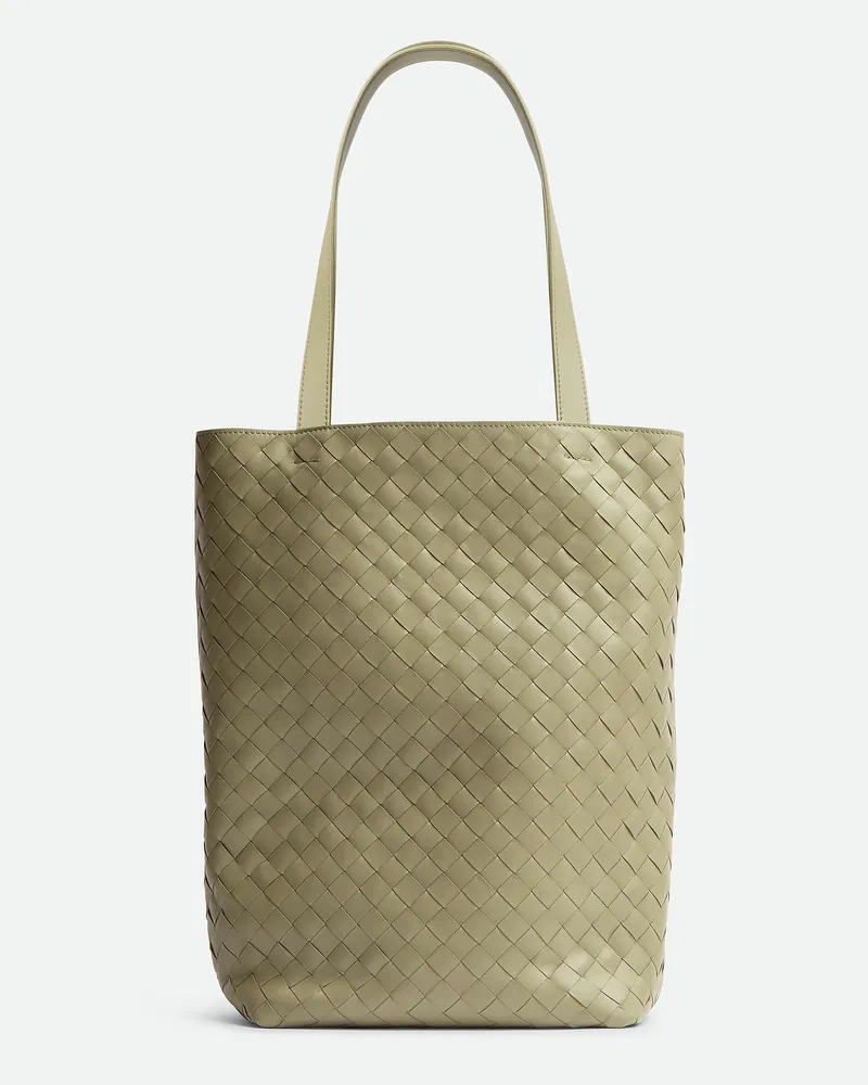 Bottega Veneta Kleine Intrecciato North-south Tote Bag - Grün - Herren - Kalbsleder Grün