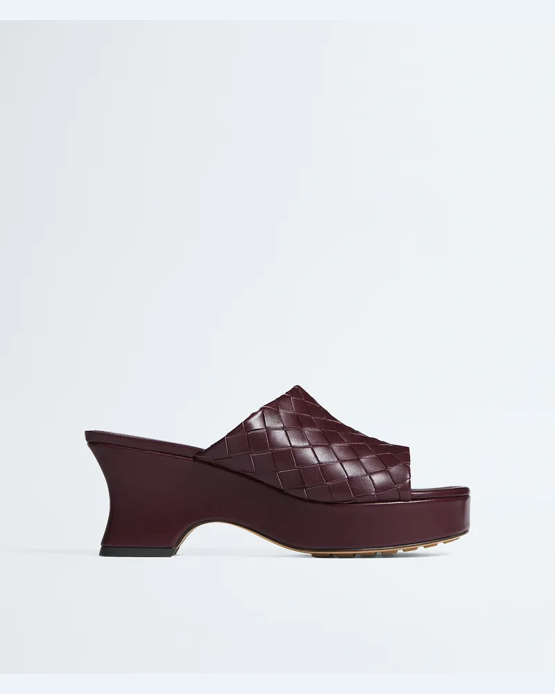 Bottega Veneta Rosita Mules mit Keilabsatz-Bordeaux - Damen Bordeaux