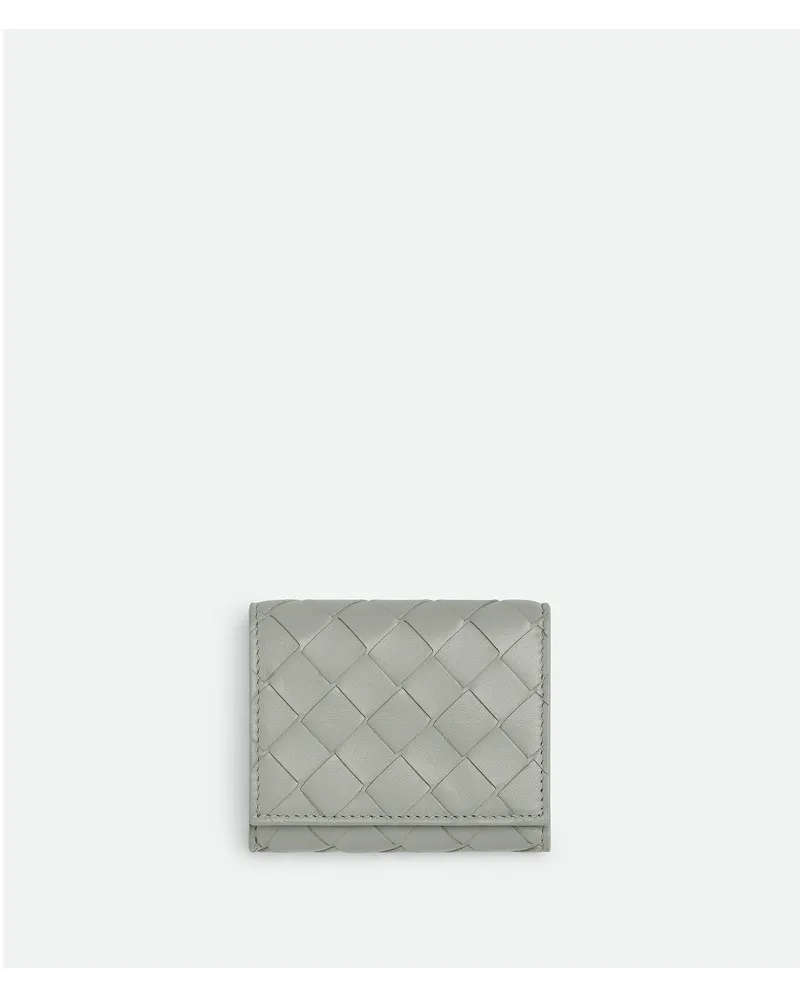 Bottega Veneta Intrecciato Trifold Portemonnaie Mit Zip Agate