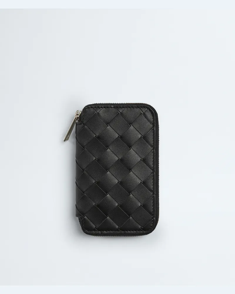 Bottega Veneta Schlüsseletui - Schwarz - Herren - 100% Kalbsleder Schwarz