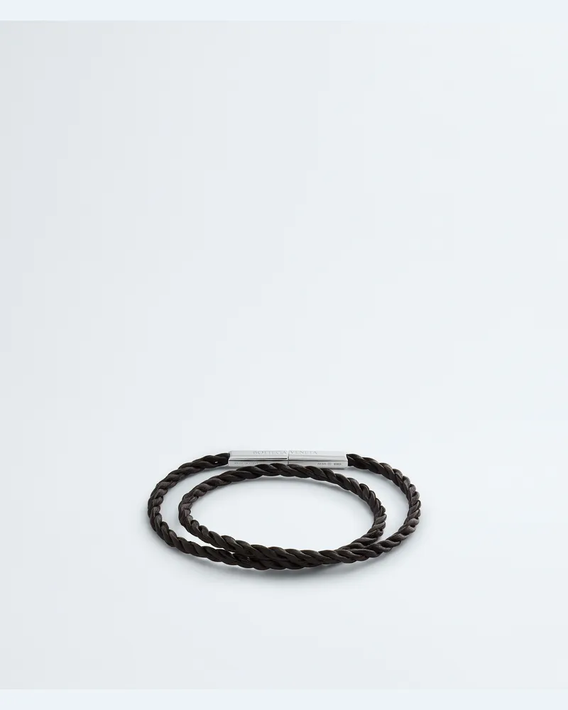 Bottega Veneta Rope Armband aus Leder-Braun - Herren Braun