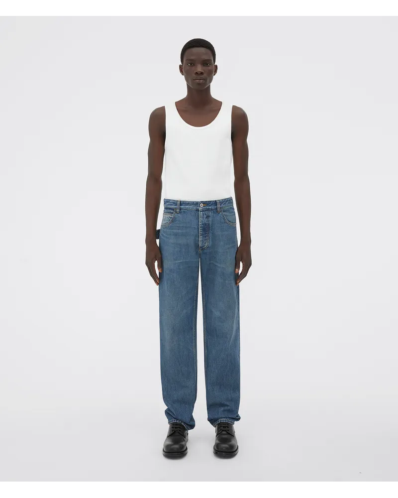 Bottega Veneta Gerade Geschnittene Jeans Aus Originaldenim Mit Mittelstarker Waschung Original