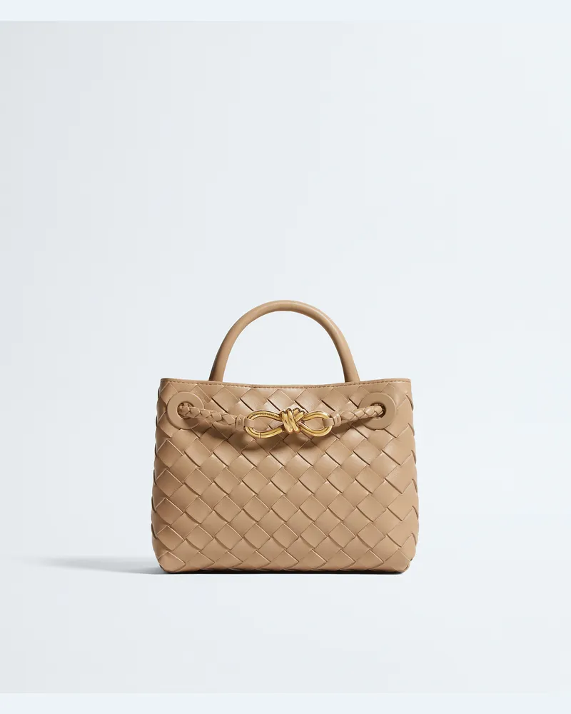 Bottega Veneta Mini Andiamo-Beige - Damen Beige