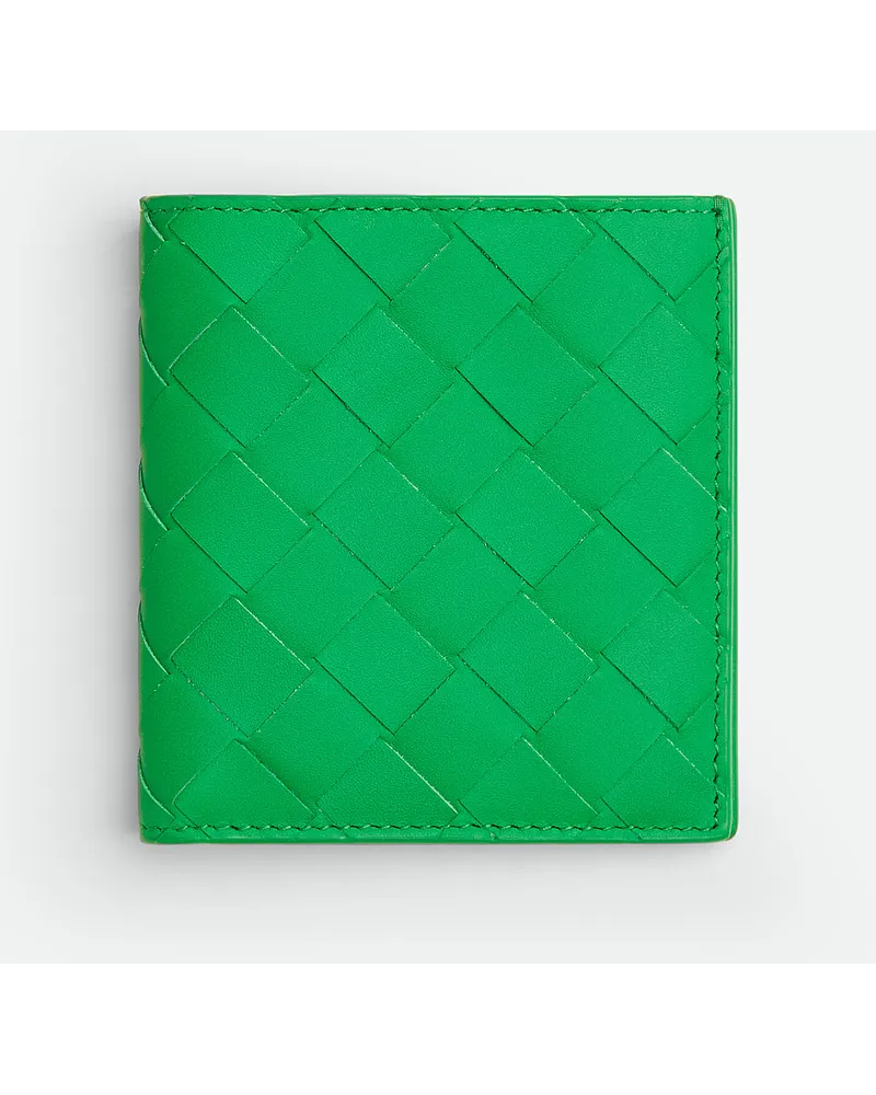 Bottega Veneta Schs Intrecciato Bifold Portemonnaie Parakeet
