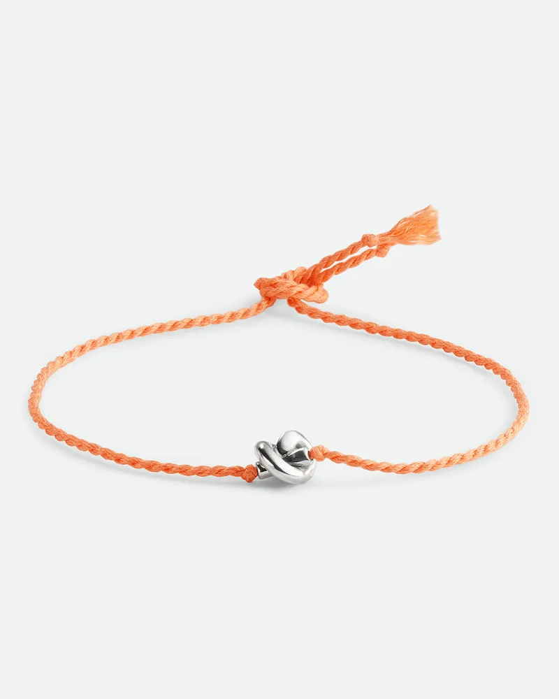 Bottega Veneta Freundschaftsarmband - Orange - Unisex 50 % Seide & 50 % Sterlingsilber Orange