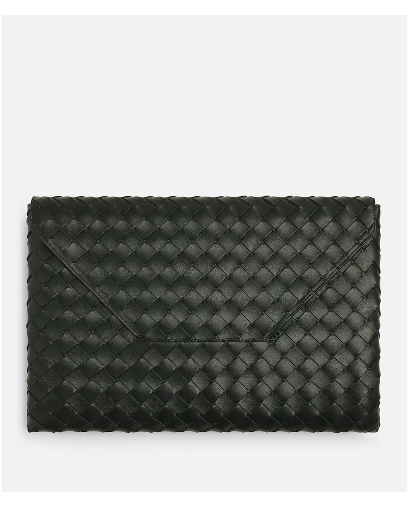 Bottega Veneta Grosse Origami Envelope Pochette Dark