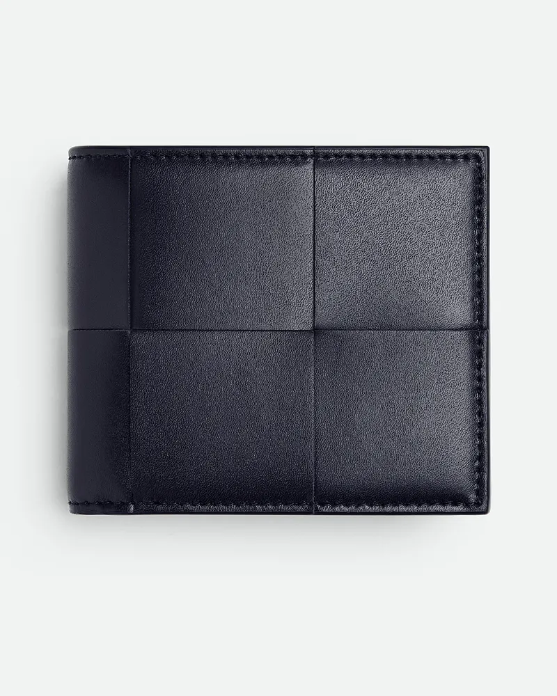 Bottega Veneta Cassette Bi-fold Portemonnaie Nocturnal