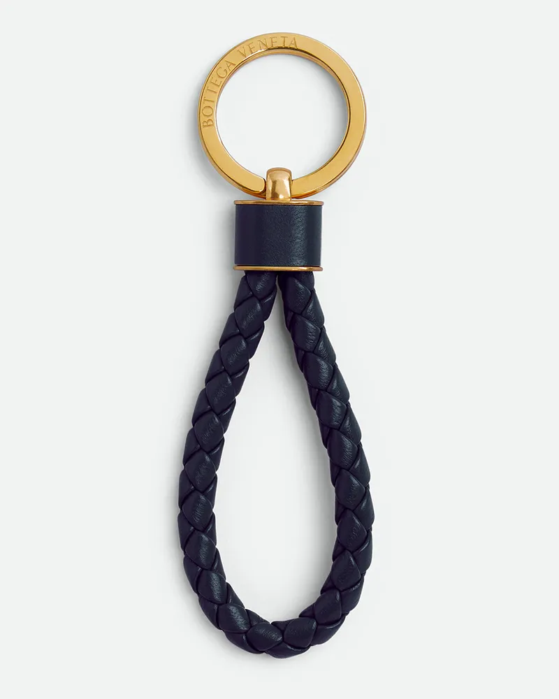 Bottega Veneta Intreccio Schlüsselanhänger Space