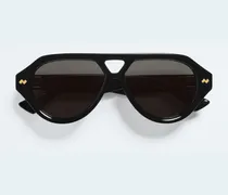 Dizzy Aviator-Sonnenbrille-Schwarz - Unisex