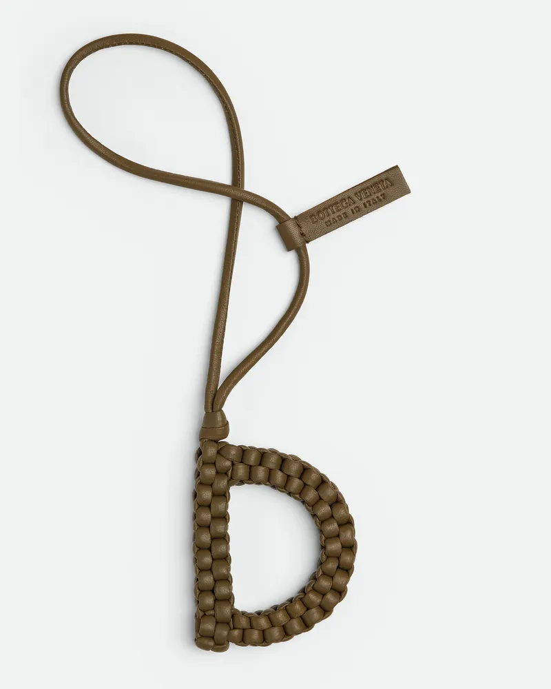 Bottega Veneta Buchstabe D-charm - Grün - Herren - 100 % Lammleder Grün