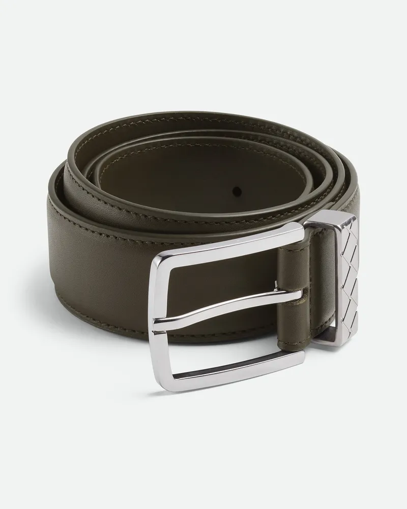 Bottega Veneta Intreccio Loop Gürtel - Grün - Herren Grün