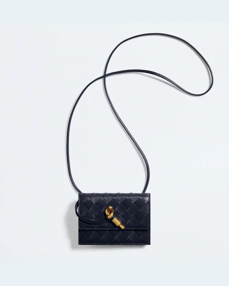 Bottega Veneta Andiamo Ausweisetui - Blau - Damen Blau