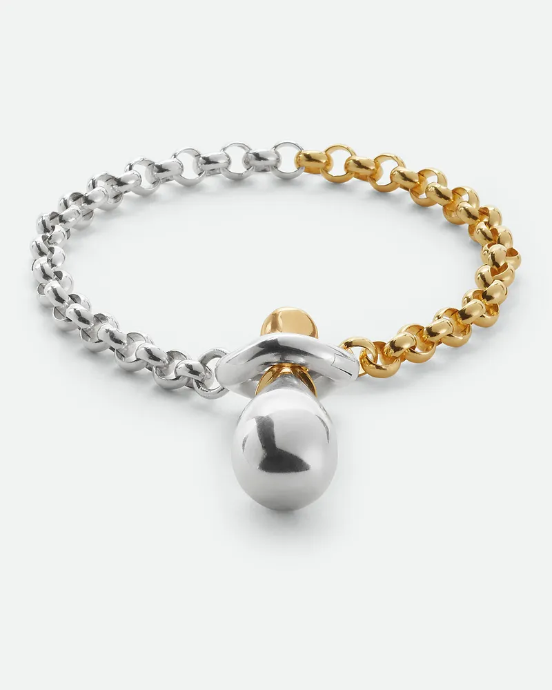 Bottega Veneta Drop Chain Armband - Gold - Damen 100 % Sterlingsilber Gold