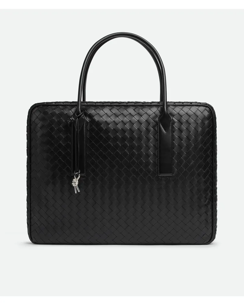 Bottega Veneta Großer Getaway Weekender - Schwarz - Herren - 100 % Kalbsleder Schwarz
