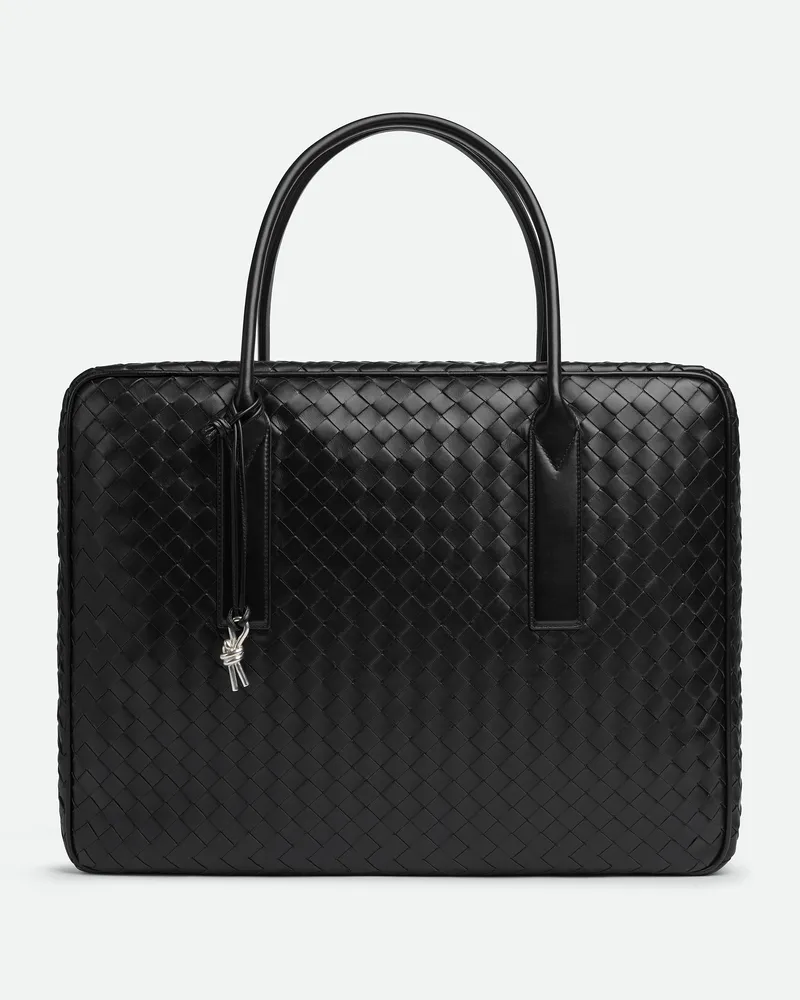 Bottega Veneta Großer Getaway Weekender - Schwarz - Herren - Kalbsleder Schwarz