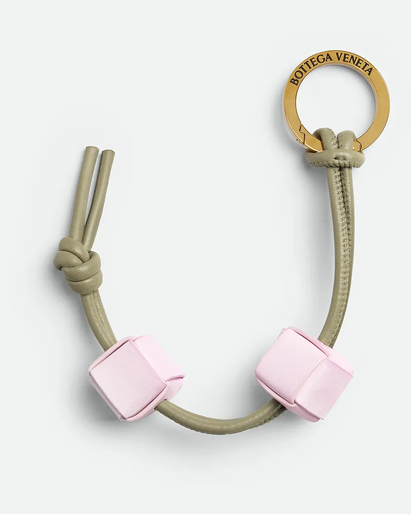 Bottega Veneta Cbe Key Ring Travertine