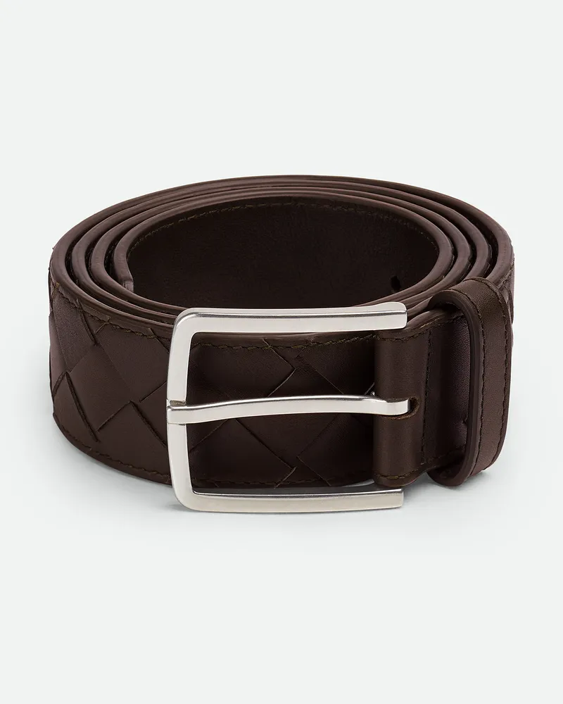 Bottega Veneta Intrecciato Gürtel - Braun - Herren Kalbsleder Braun