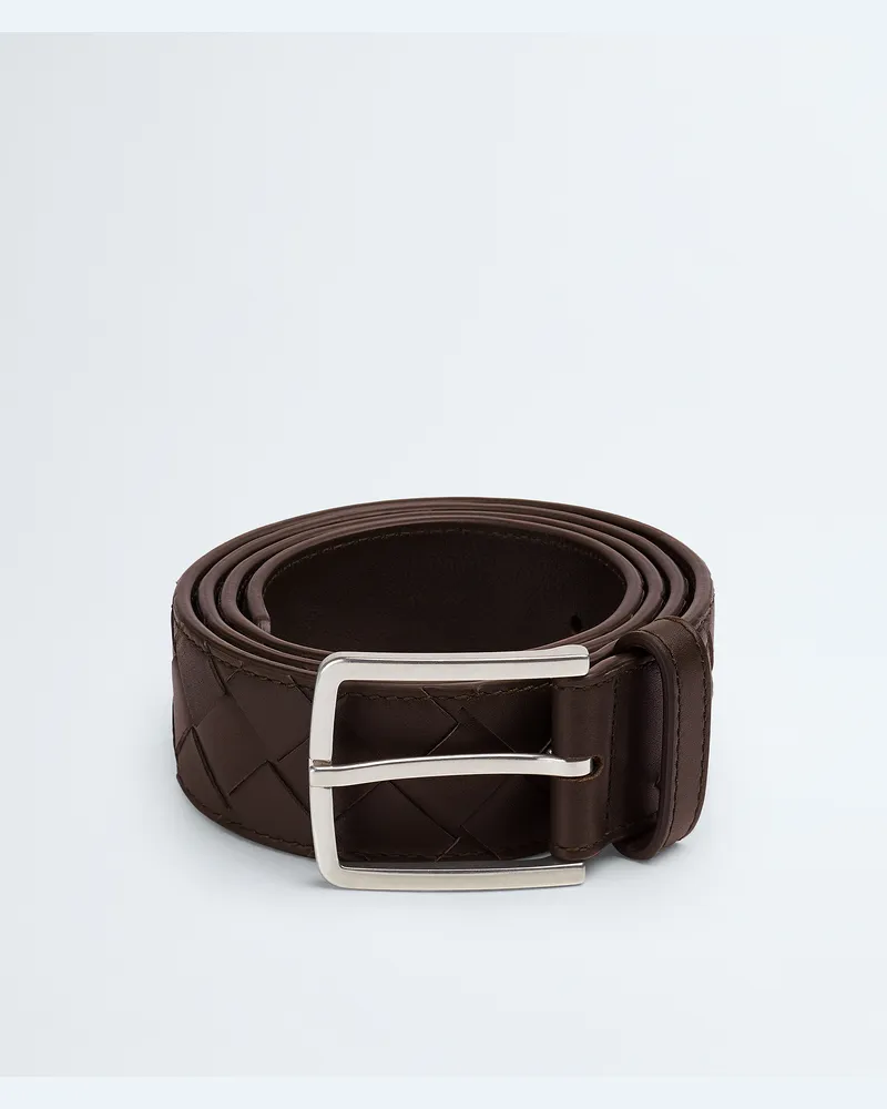 Bottega Veneta Intrecciato Gürtel - Braun - Herren 100 % Kalbsleder Braun