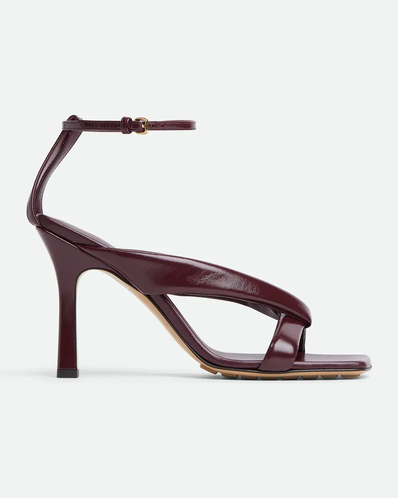 Bottega Veneta Riva Riemchensandalen - Bordeaux - Damen Bordeaux