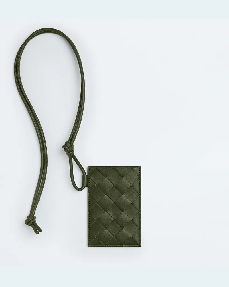 Bottega Veneta Intrecciato Ausweisetui-Grün - Herren Grün