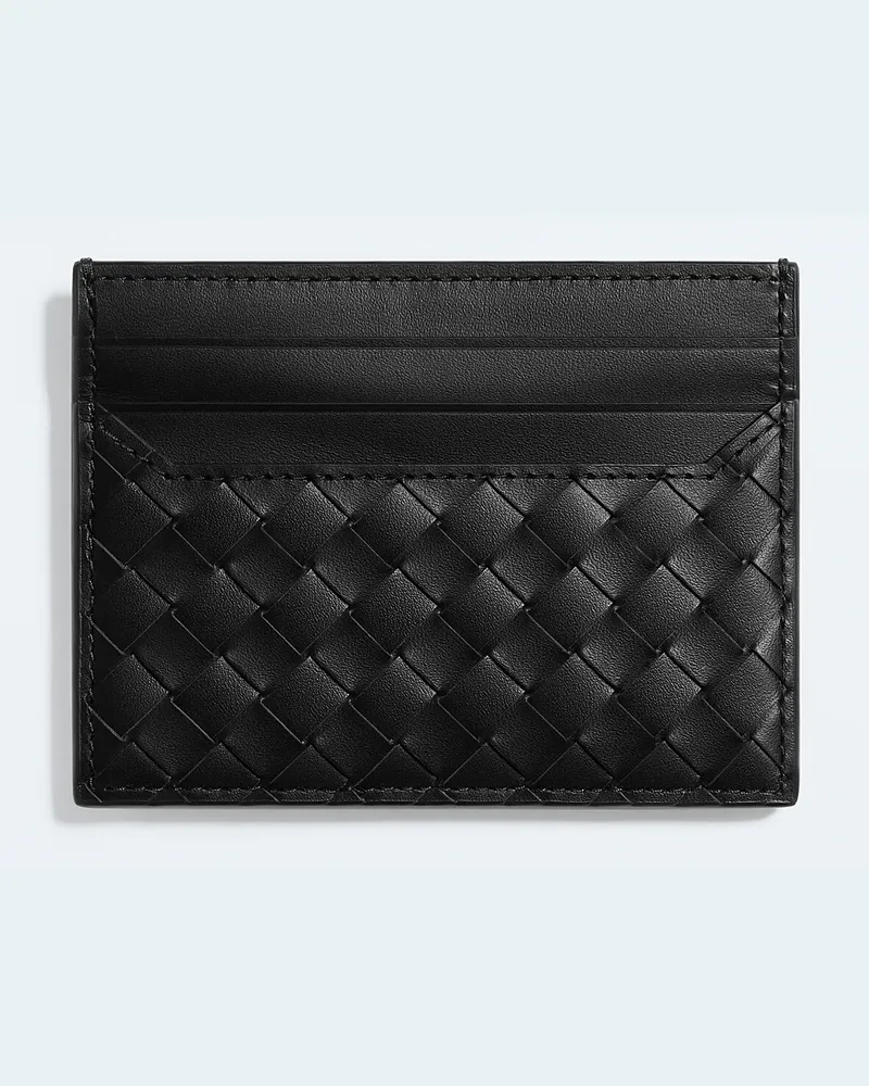 Bottega Veneta Intrecciato Piccolo Kartenetui-Schwarz - Herren Schwarz