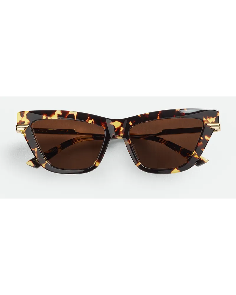 Bottega Veneta Classic Sonnenbrille In Cateyeform As Azetat Havana