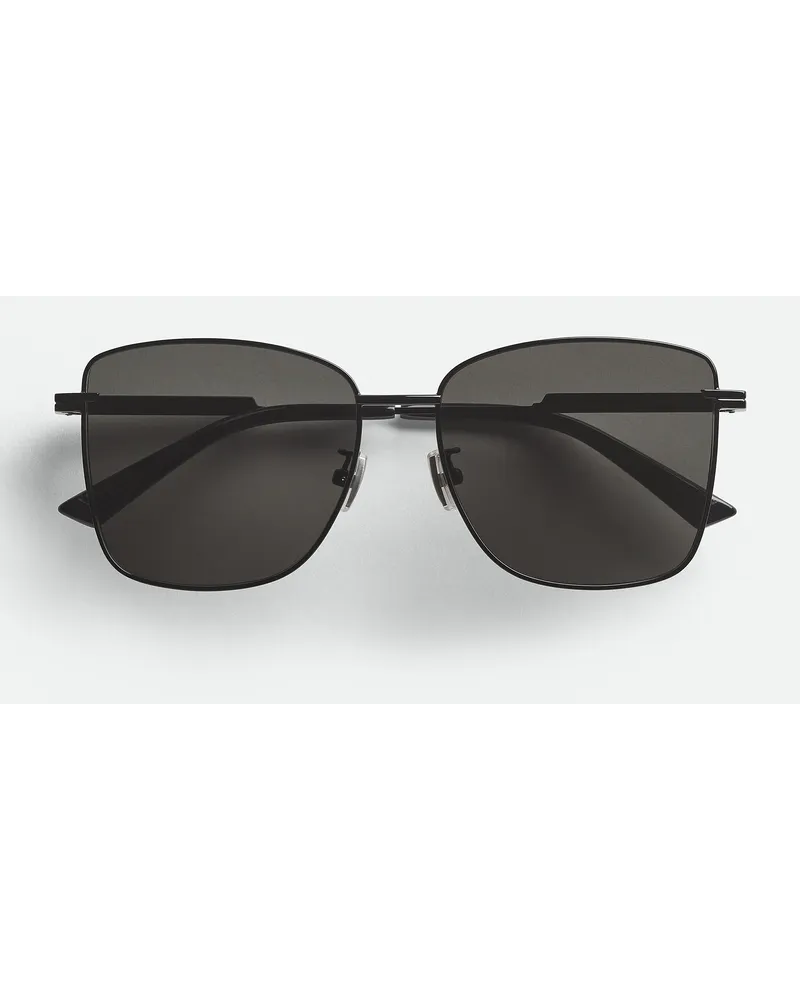 Bottega Veneta Eckige Classic Sonnenbrille Black