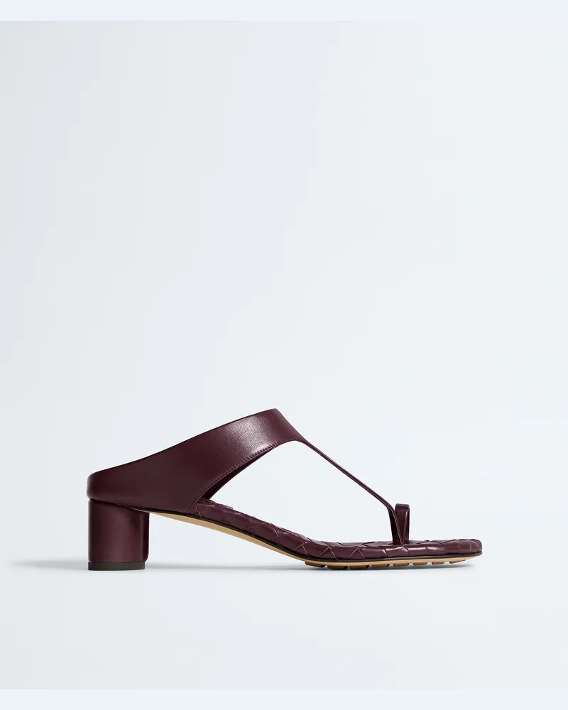Bottega Veneta Livia Zehenstegsandalen-Bordeaux - Damen Bordeaux