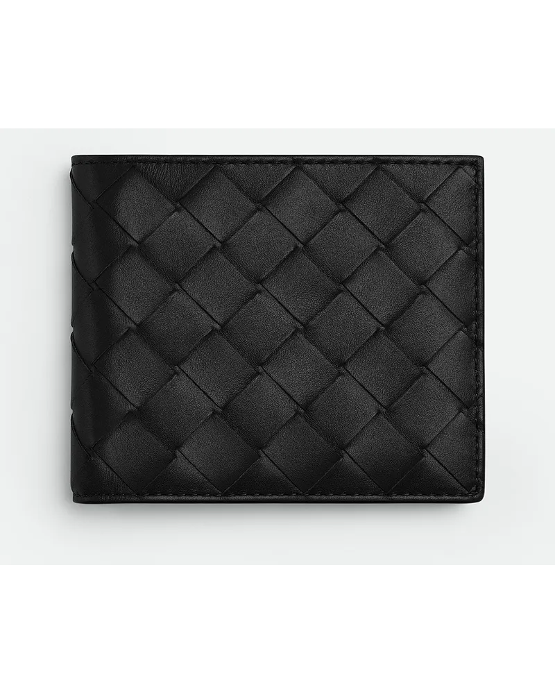 Bottega Veneta Intrecciato Bifold Portemonnaie Black