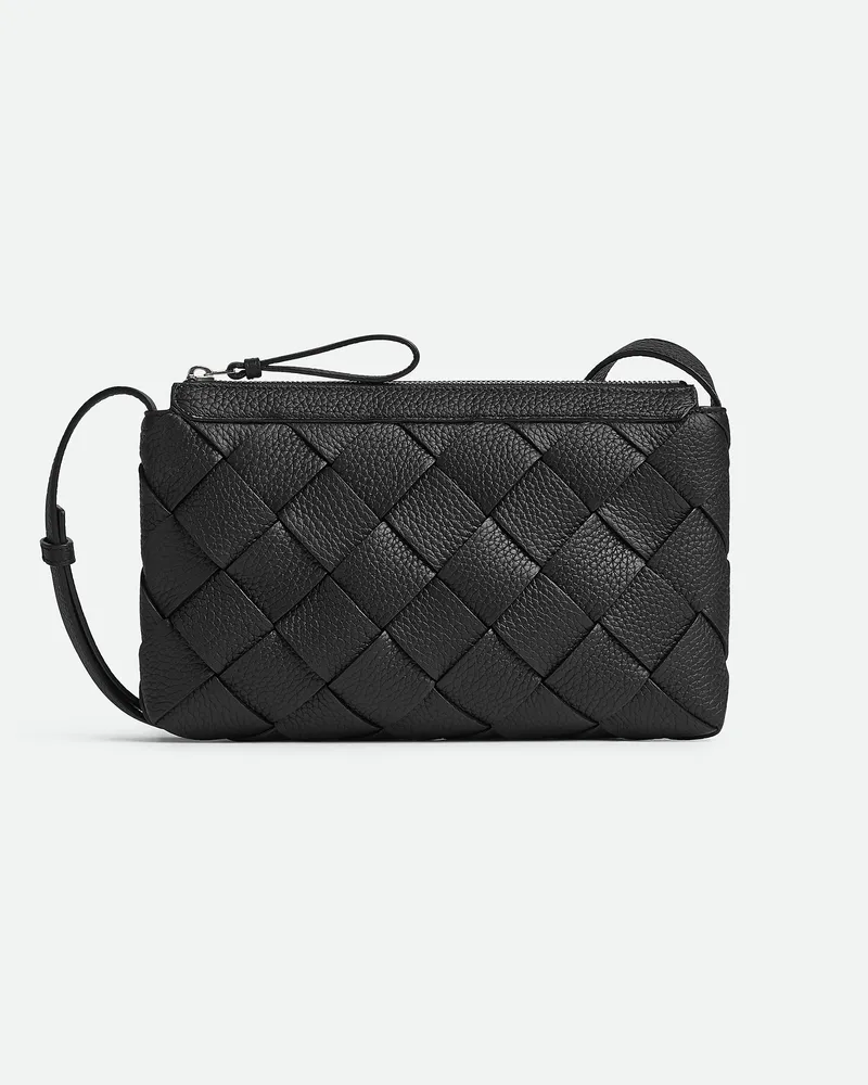 Bottega Veneta Diago Messenger Mit Zip Black