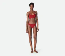 Bikini aus Stretch-Nylon-Rot - Damen