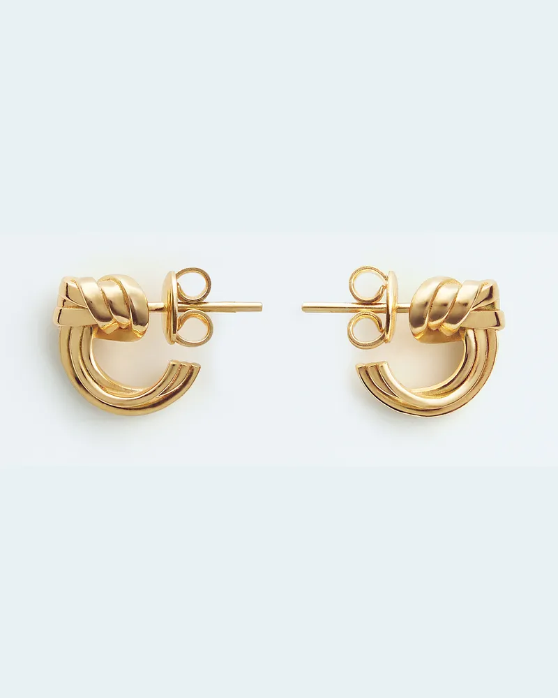 Bottega Veneta Knot Ohrringe-Gold - Damen Gold