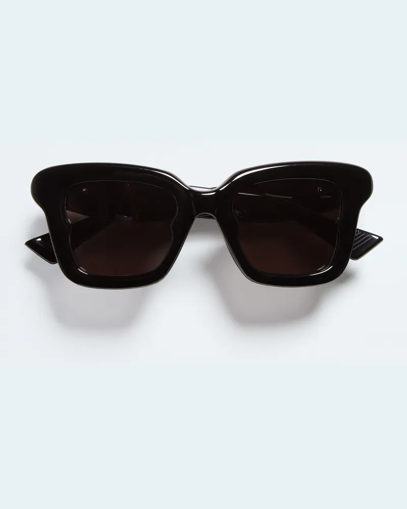 Bottega Veneta Sophia Ribbon Butterfly Sonnenbrille-Schwarz - Unisex Schwarz